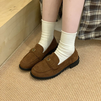 Moteriniai loaferiai, su apvaliu pirštu, viršus iš super fiber, žemas profilis, lateksinis įdėklas