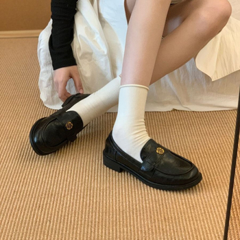 Moteriniai loaferiai, su apvaliu pirštu, viršus iš super fiber, žemas profilis, lateksinis įdėklas