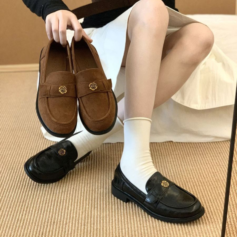 Moteriniai loaferiai, su apvaliu pirštu, viršus iš super fiber, žemas profilis, lateksinis įdėklas