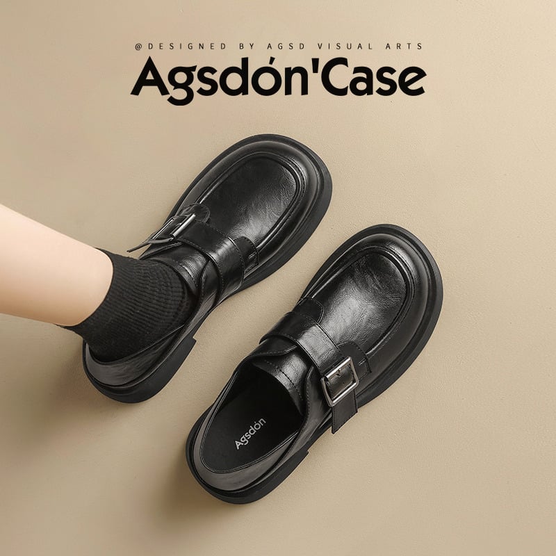 Moteriški loaferiai | dirbtinė oda | vidutinio aukščio kulnas 3–5 cm | guma padas | žemas viršus