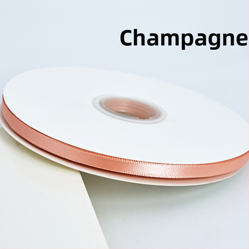 Сатенова лента за сватбени букети, опаковане на подаръци и DIY панделки (Материал: сатен; Приложения: сватби, букети, опаковане на подаръци, занаяти)