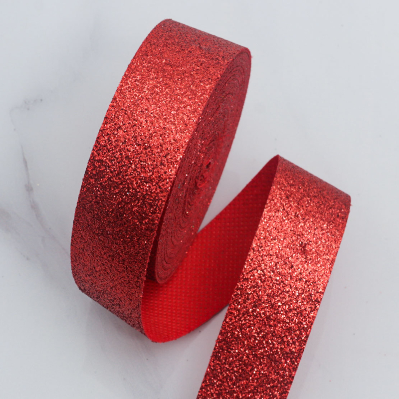 Hi gold полиестерна лента с блестящ ефект – ръчна изработка, DIY коледна панделка за опаковане на подаръци и украса