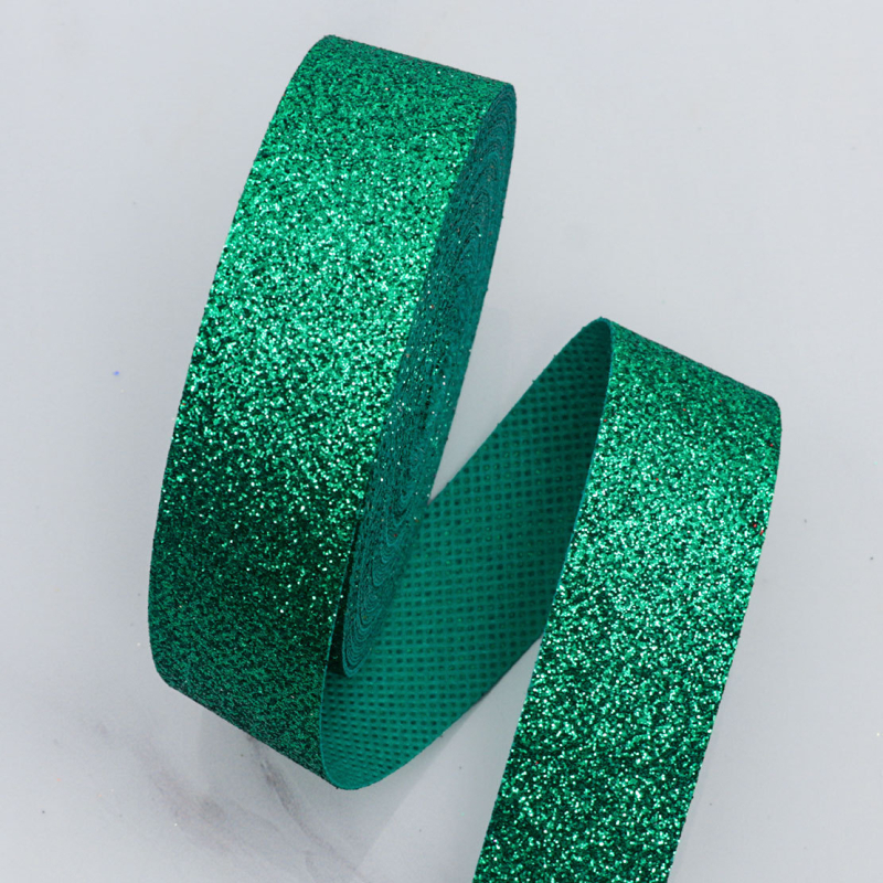 Hi gold полиестерна лента с блестящ ефект – ръчна изработка, DIY коледна панделка за опаковане на подаръци и украса