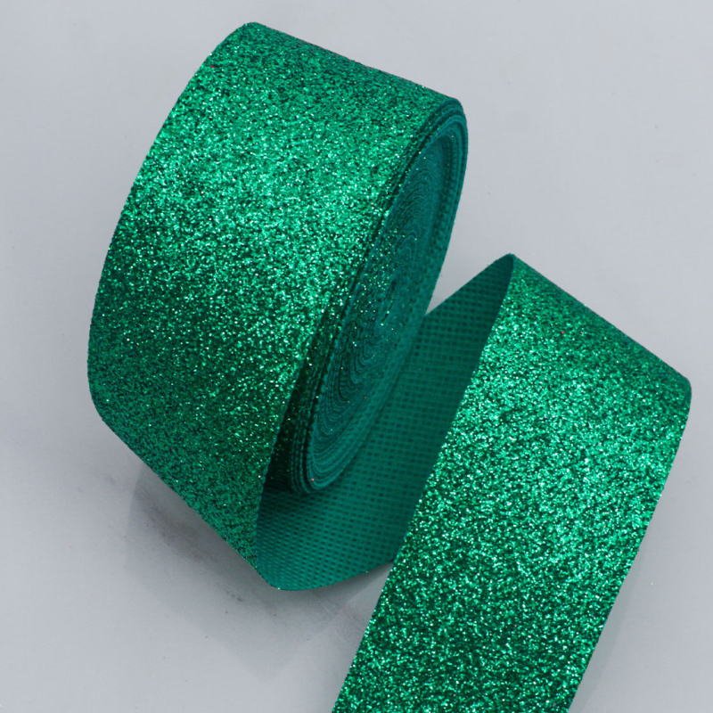 Hi gold полиестерна лента с блестящ ефект – ръчна изработка, DIY коледна панделка за опаковане на подаръци и украса