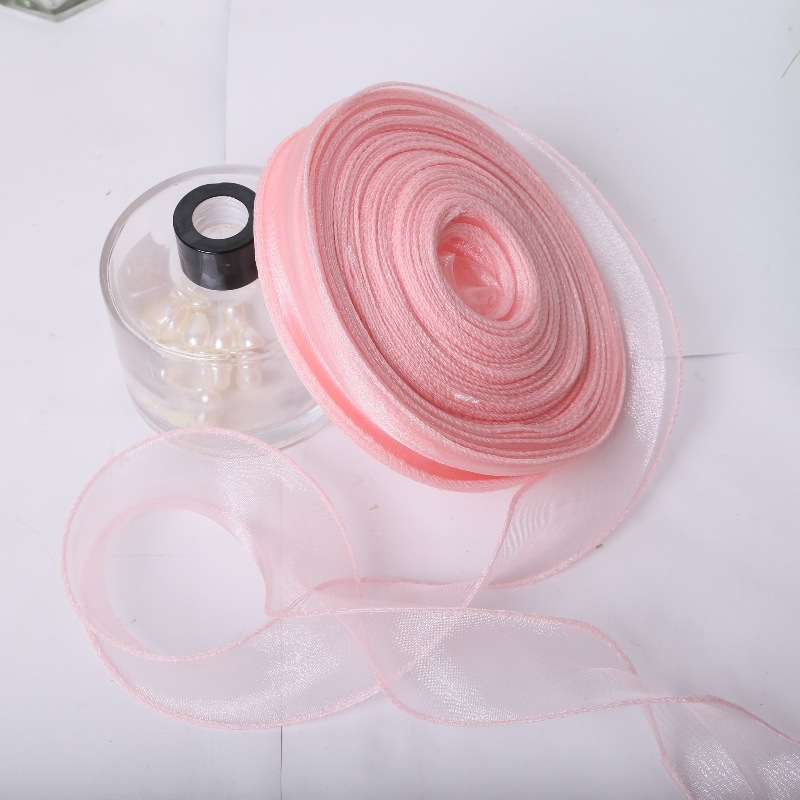 Veliki roll vunene trake s oblikom ribljeg repa za ukrašavanje torti i buketa, DIY materijal