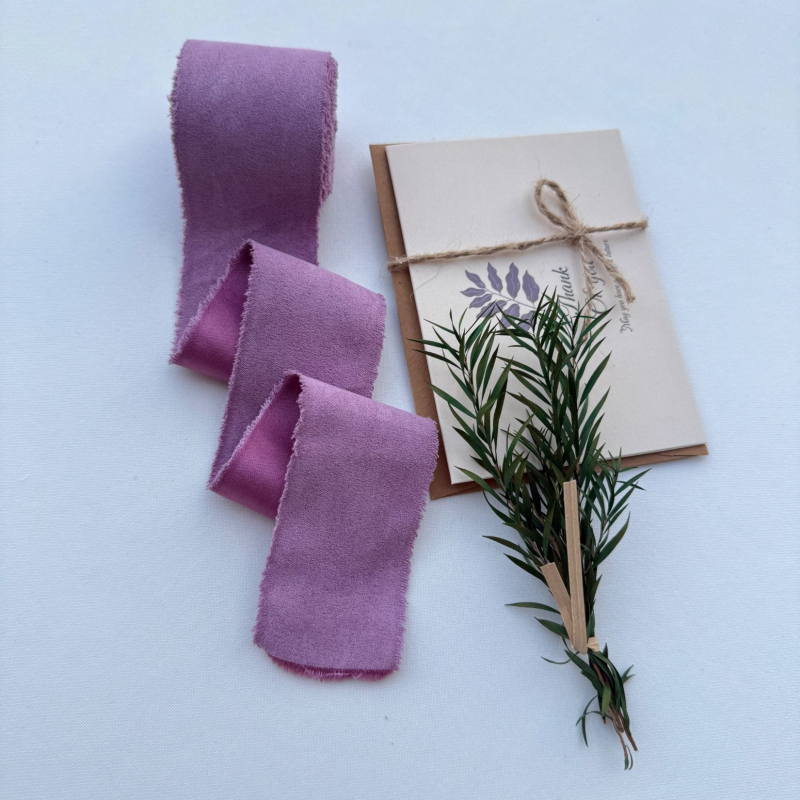 Полиестерна лента с раздърпани краища и кадифен ръб, аксесоар за коса с панделка и цвете