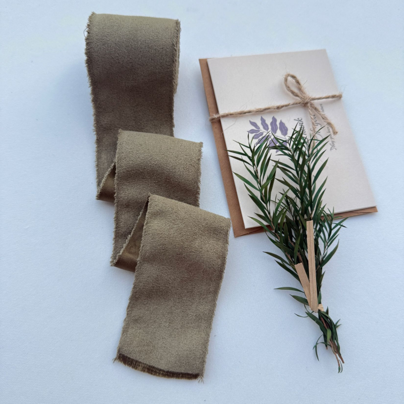 Полиестерна лента с раздърпани краища и кадифен ръб, аксесоар за коса с панделка и цвете