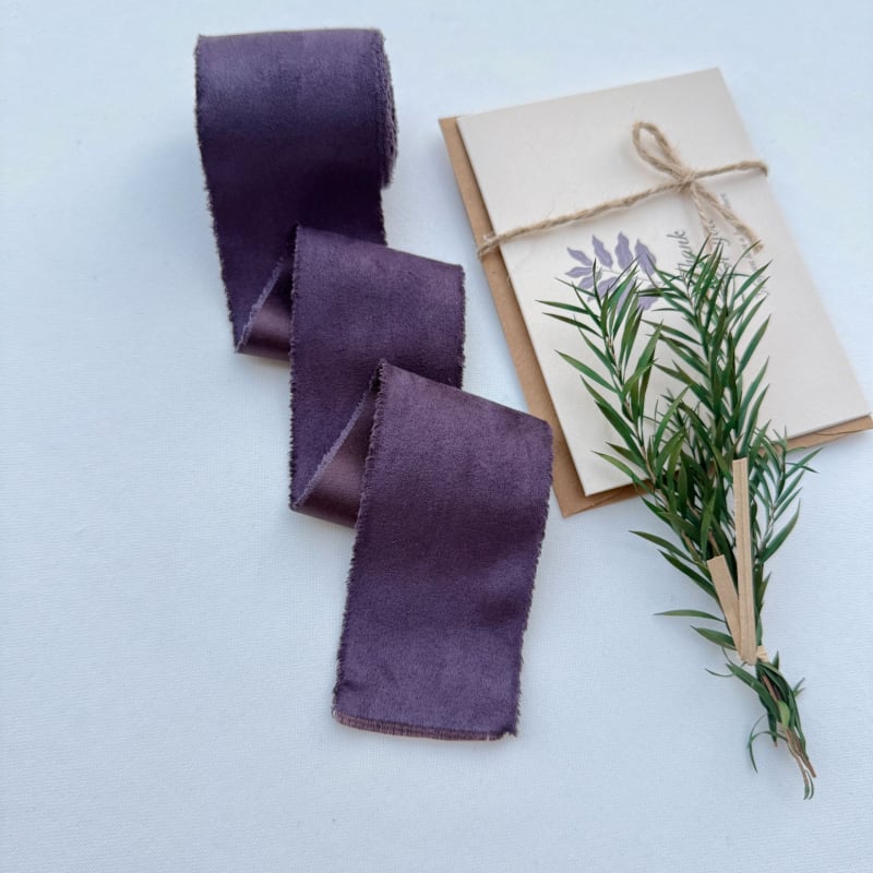 Полиестерна лента с раздърпани краища и кадифен ръб, аксесоар за коса с панделка и цвете