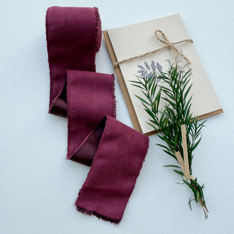 Полиестерна лента с раздърпани краища и кадифен ръб, аксесоар за коса с панделка и цвете