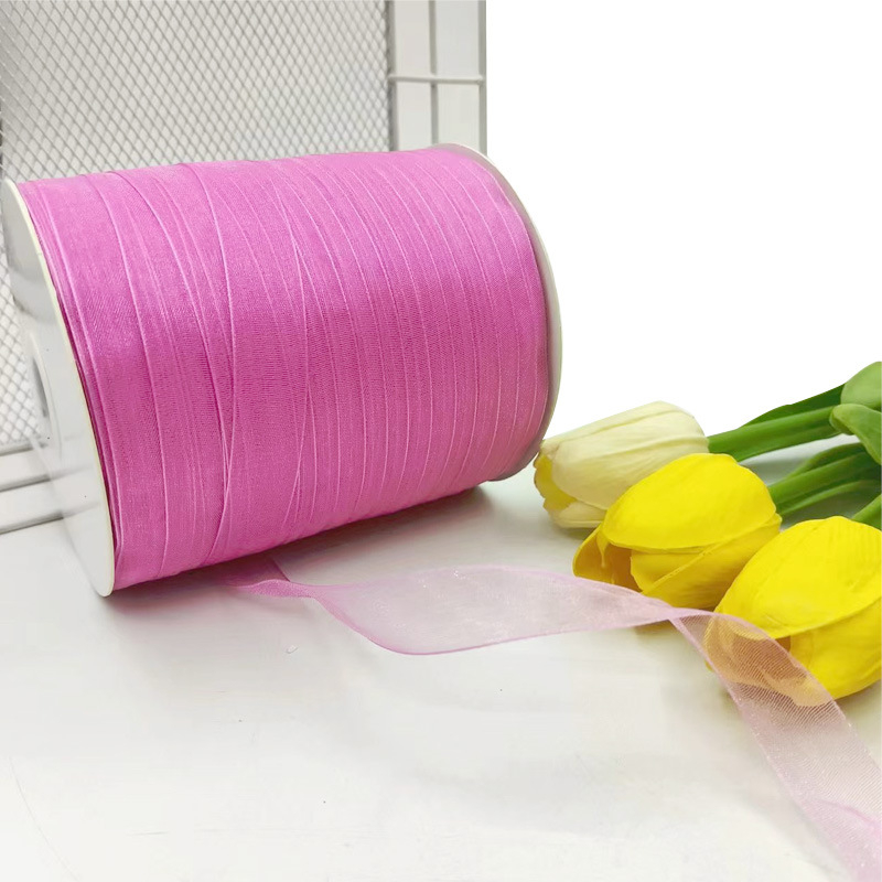 Zhe Hao Плетена с кука лента за шапка с декоративна панделка и мрежеста лента за DIY проекти и опаковане на подаръци