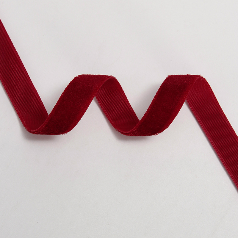 Едностранна кадифена лента с флок покритие за DIY аксесоари за коса от Ckacheychi/Khakis