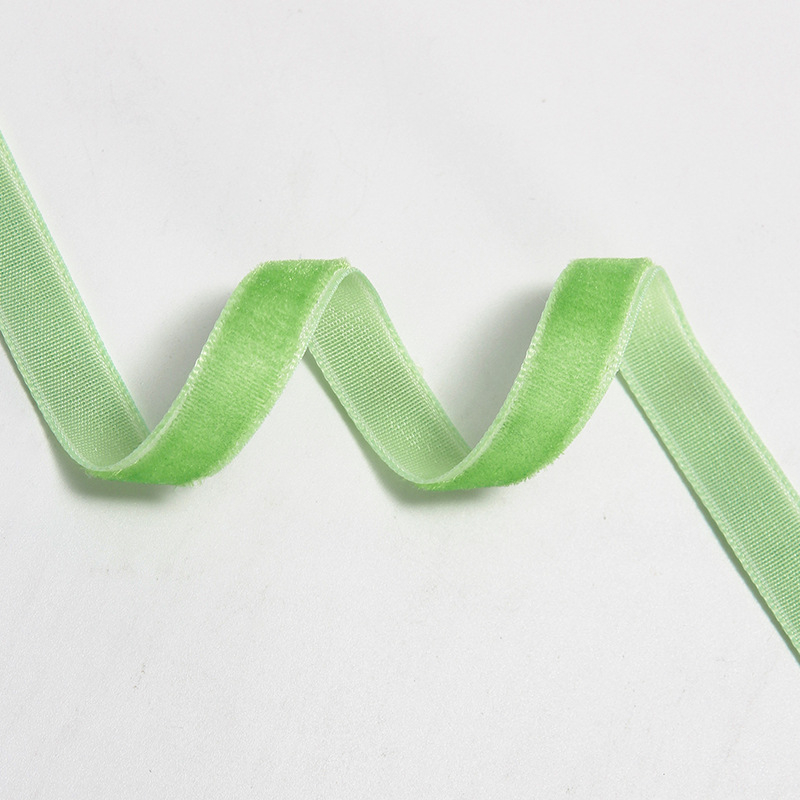 Едностранна кадифена лента с флок покритие за DIY аксесоари за коса от Ckacheychi/Khakis