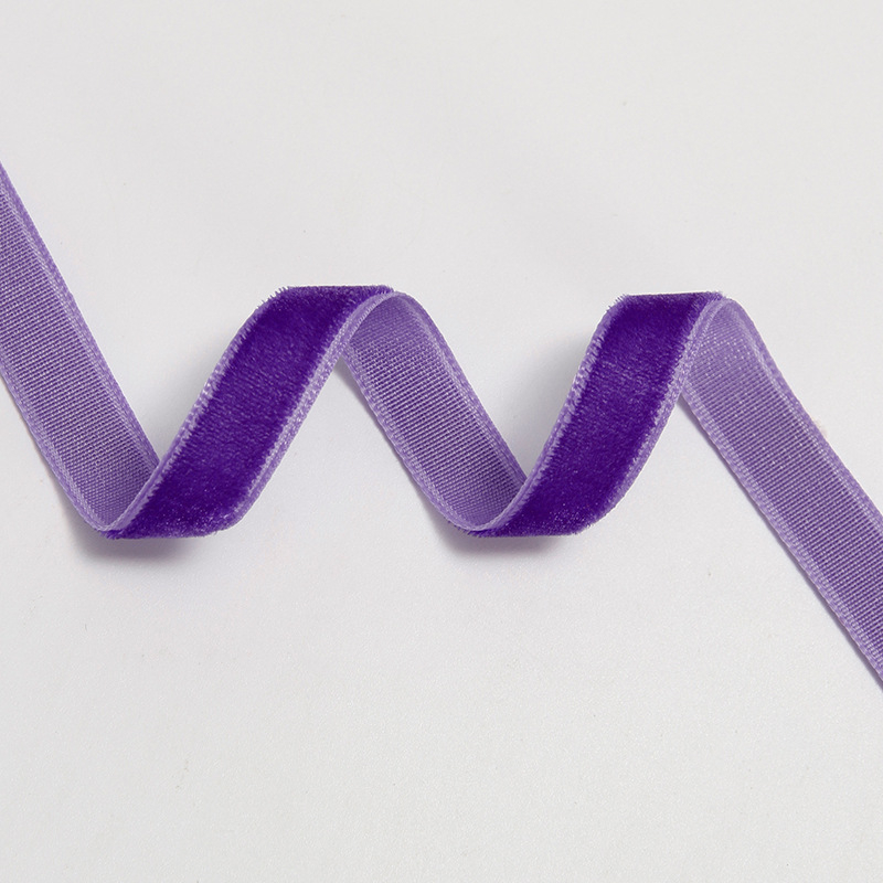 Едностранна кадифена лента с флок покритие за DIY аксесоари за коса от Ckacheychi/Khakis