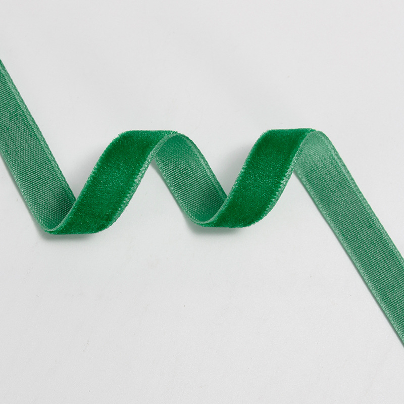 Едностранна кадифена лента с флок покритие за DIY аксесоари за коса от Ckacheychi/Khakis