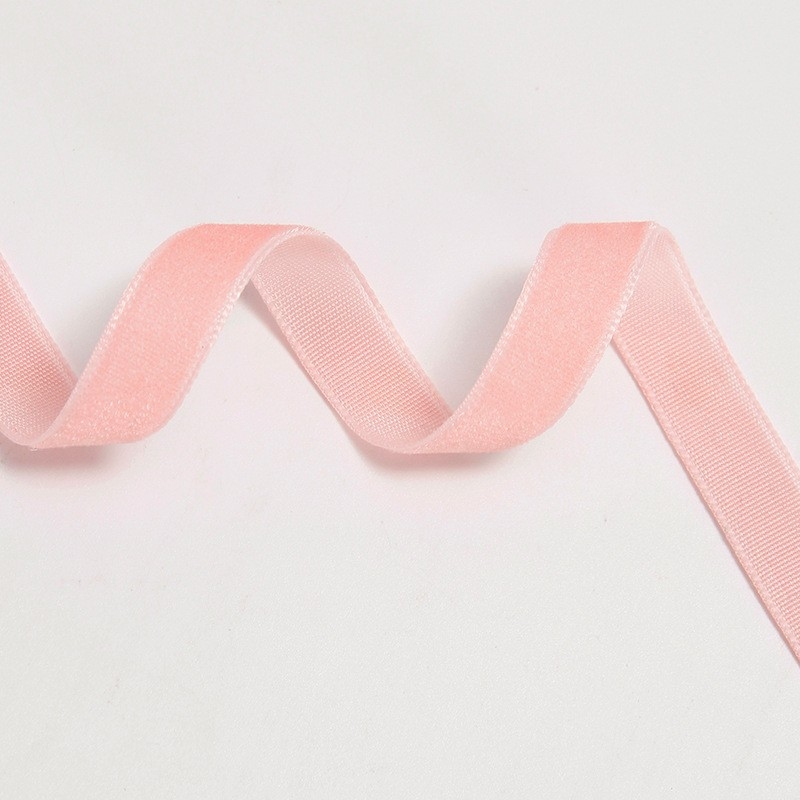 Едностранна кадифена лента с флок покритие за DIY аксесоари за коса от Ckacheychi/Khakis