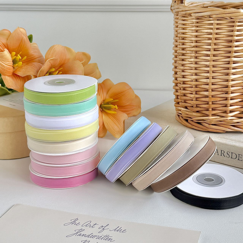 Jiefeng matinė šilkinė sniego gauze juostelė, matinė tekstūra, plaukų aksesuarai, drabužių papildymas ir dovanų įpakavimas