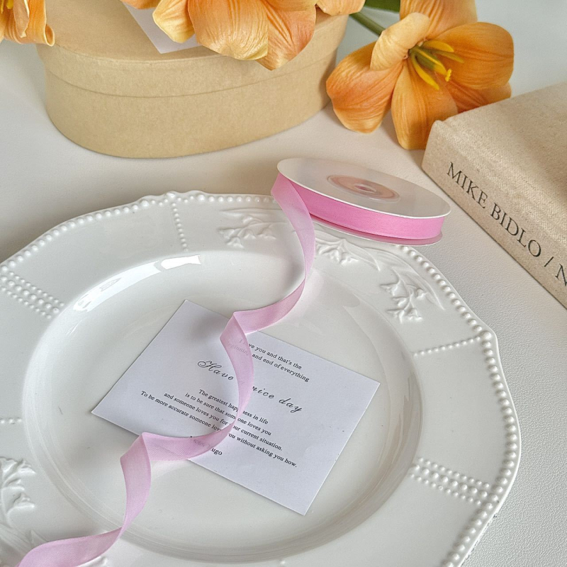 Jiefeng matinė šilkinė sniego gauze juostelė, matinė tekstūra, plaukų aksesuarai, drabužių papildymas ir dovanų įpakavimas