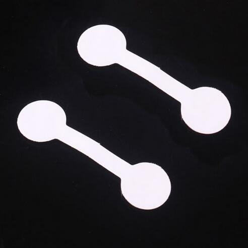 Pašlīmėta kainų etiketė žiedams ir juvelyrikai, stačiakampio formos, matinė danga