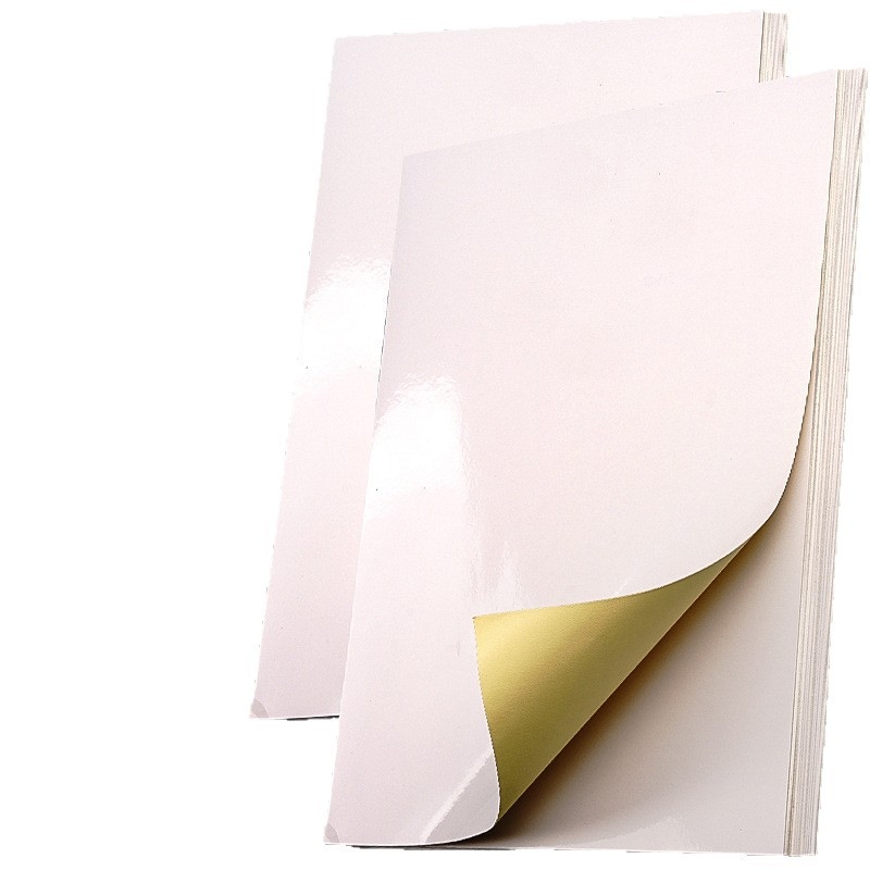 A4 lipnios etiketės iš kraft popieriaus spausdinimui su inkjet spausdintuvu, 0,14 mm storis, stačiakampio formos, modelis YX307