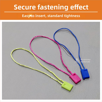 Etiketės virvė, Hengchang prekės ženklas, pagrindinė medžiaga: poliesterio siūlas, sagties medžiaga: plastikas, taikymas: batai, skrybėlės, kuprinės, drabužiai, aksesuarai, namų tekstilė, žaislai