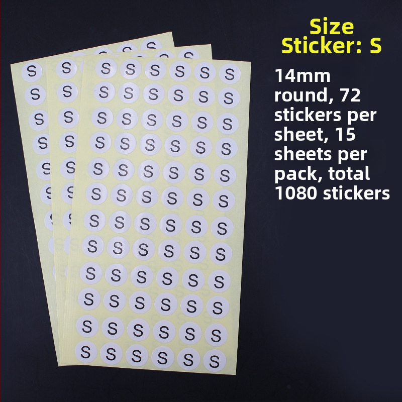 Apskrito vario lipni etiketė su įpjova spauda, vandens pagrindu klijai, ilgalaikė temperatūros atsparumas 20