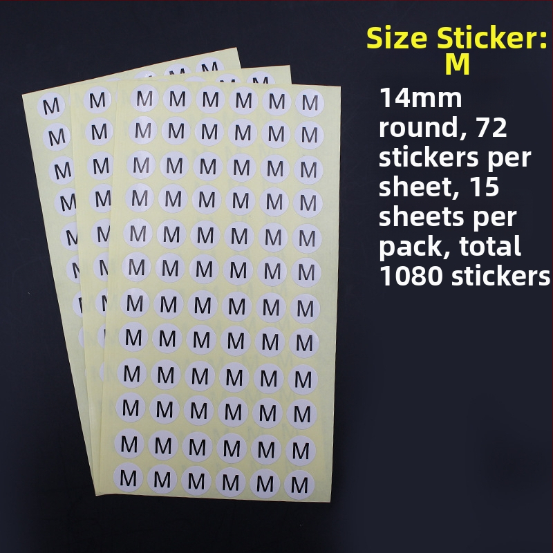 Apskrito vario lipni etiketė su įpjova spauda, vandens pagrindu klijai, ilgalaikė temperatūros atsparumas 20