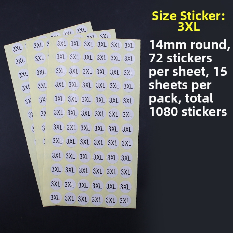 Apskrito vario lipni etiketė su įpjova spauda, vandens pagrindu klijai, ilgalaikė temperatūros atsparumas 20