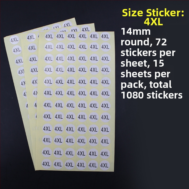 Apskrito vario lipni etiketė su įpjova spauda, vandens pagrindu klijai, ilgalaikė temperatūros atsparumas 20