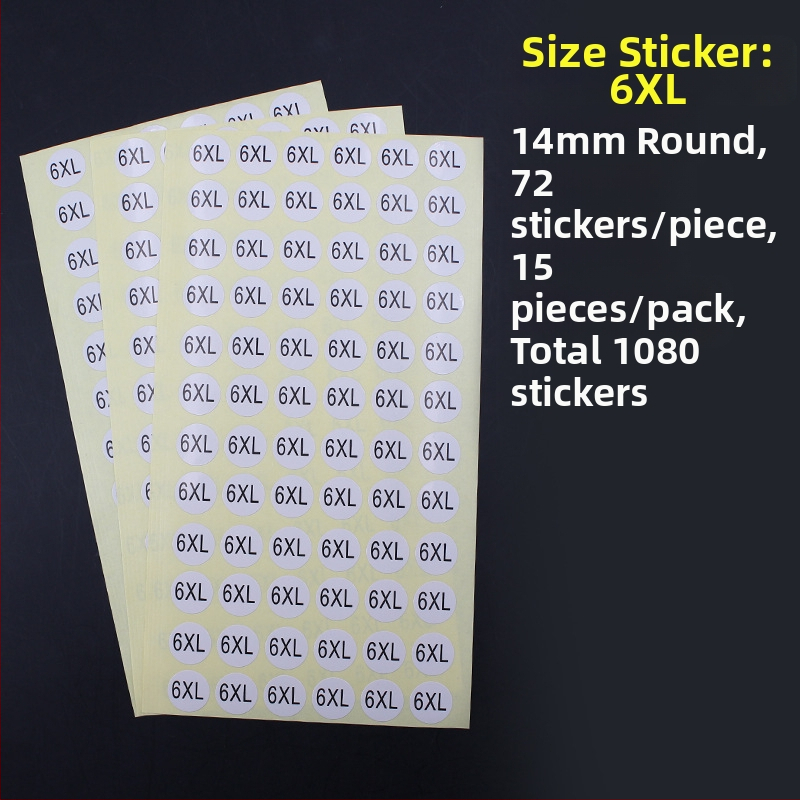 Apskrito vario lipni etiketė su įpjova spauda, vandens pagrindu klijai, ilgalaikė temperatūros atsparumas 20