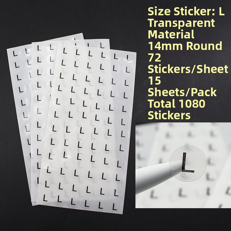 Apskrito vario lipni etiketė su įpjova spauda, vandens pagrindu klijai, ilgalaikė temperatūros atsparumas 20