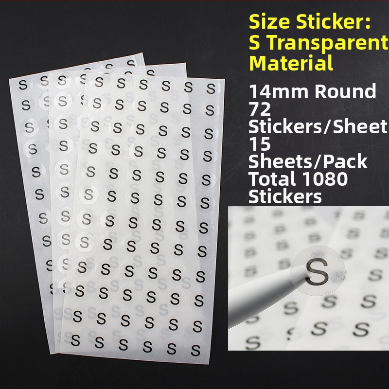 Apskrito vario lipni etiketė su įpjova spauda, vandens pagrindu klijai, ilgalaikė temperatūros atsparumas 20