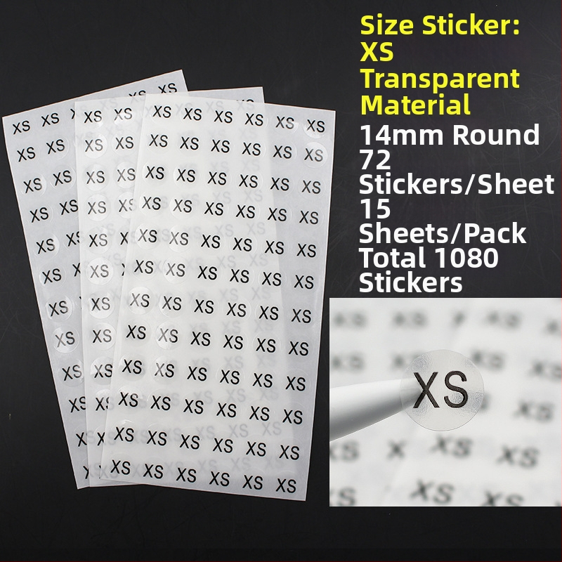 Apskrito vario lipni etiketė su įpjova spauda, vandens pagrindu klijai, ilgalaikė temperatūros atsparumas 20