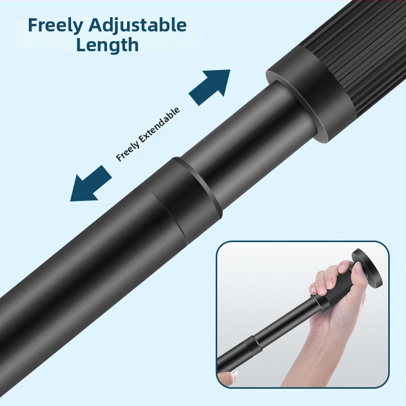 Teleskoopne kardinapuust, puurimata, roostevabast terasest/karbonterasest/ABS, dušile, riidekapi ja magamistuba eraldajale, kaasaegne minimalism