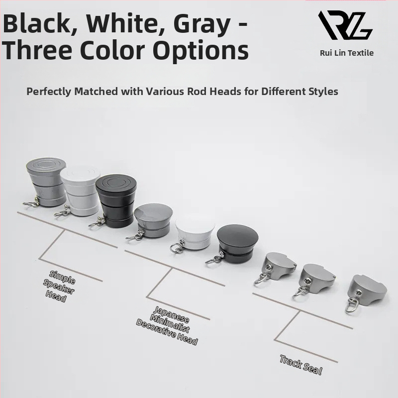 Alumiiniumist kardinastang koos liiniga, külg- ja ülaosas kinnitusega, ühe- ja kahetorud, kohandatav, kaasaegne Põhjamaade stiil