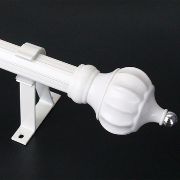 Aliuminio lydinio užuolaidų lazda, romėnų stilius, viengubas arba dvigubas strypas, šiuolaikinis minimalistinis dizainas, pritaikomas