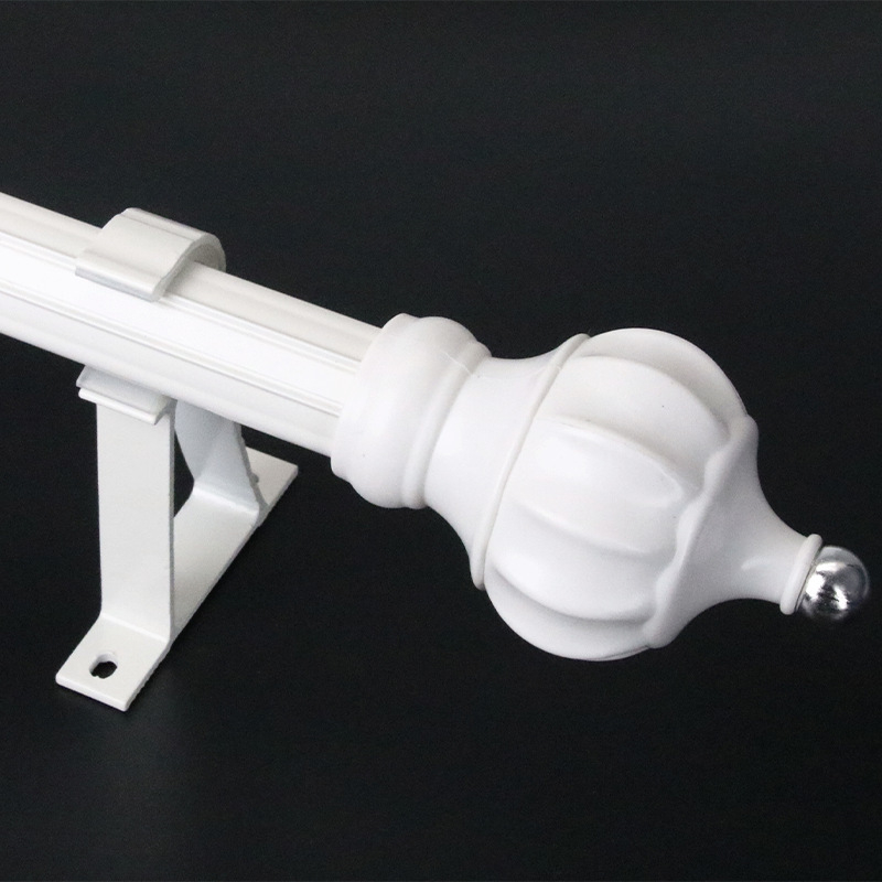 Aliuminio lydinio užuolaidų lazda, romėnų stilius, viengubas arba dvigubas strypas, šiuolaikinis minimalistinis dizainas, pritaikomas