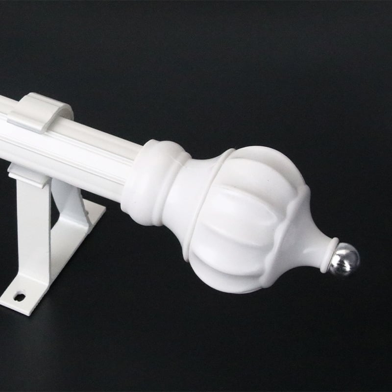 Aliuminio lydinio užuolaidų lazda, romėnų stilius, viengubas arba dvigubas strypas, šiuolaikinis minimalistinis dizainas, pritaikomas