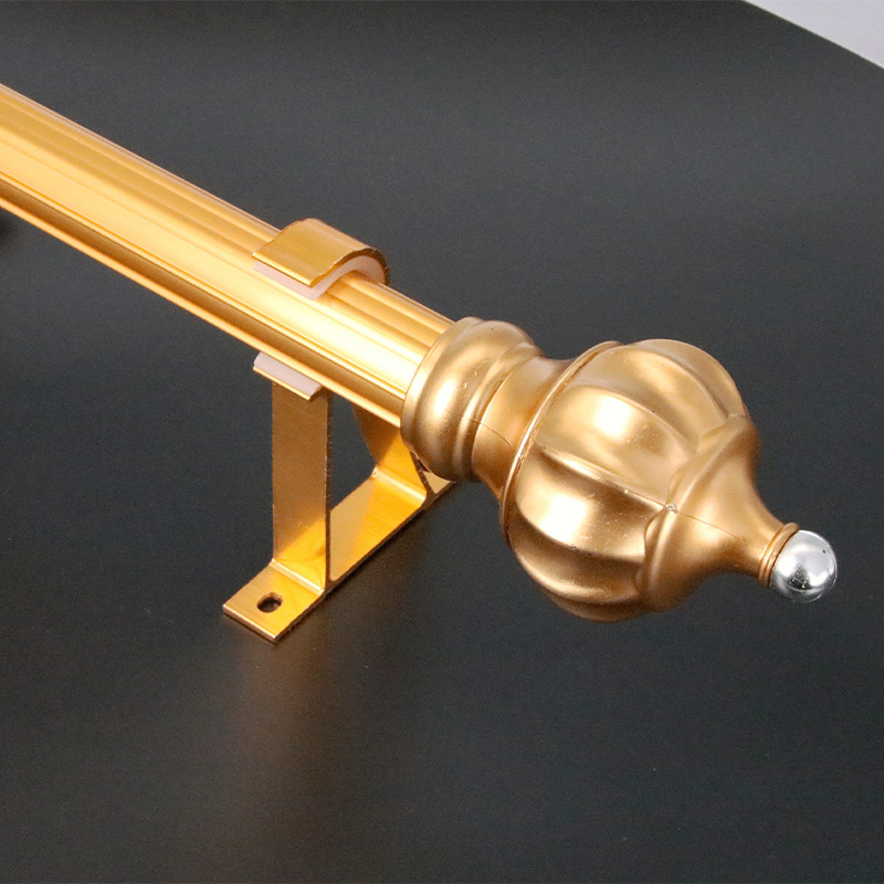 Aliuminio lydinio užuolaidų lazda, romėnų stilius, viengubas arba dvigubas strypas, šiuolaikinis minimalistinis dizainas, pritaikomas