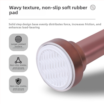 Nerūdijančio plieno skalbinių džiovyklos lazda, skirta vonios kambariui, prekinis ženklas Fuman, išleista 2025 m.