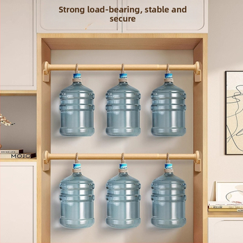 Nerūdijančio plieno drabužių džiovinimo strypas, teleskopinis, be gręžimo, skirta miegamojo spintos (medžiaga: nerūdijantis plienas; įrengimas: be gręžimo; naudojimas: drabužiams pakabinti miegamajame; stilius: naujas kinų stilius)