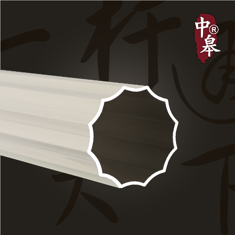 Римски прът за завеси – модел Economical Roman Rod, алуминиев сплав, за окачване на завеси, марка Chung Gao