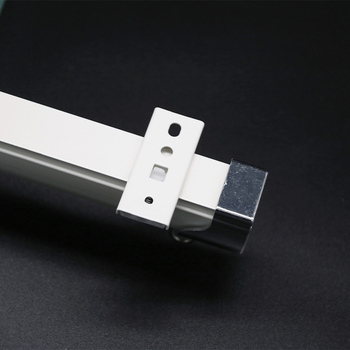 Aliuminio lydinio užuolaidų lazda su tylia bėgimo sistema, pritaikoma, modernus minimalistinis stilius