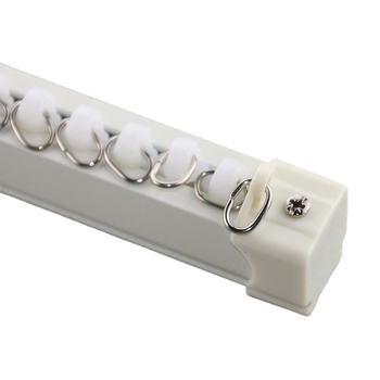 Aliuminio lydinio užuolaidų lazda su tylia bėgimo sistema, pritaikoma, modernus minimalistinis stilius