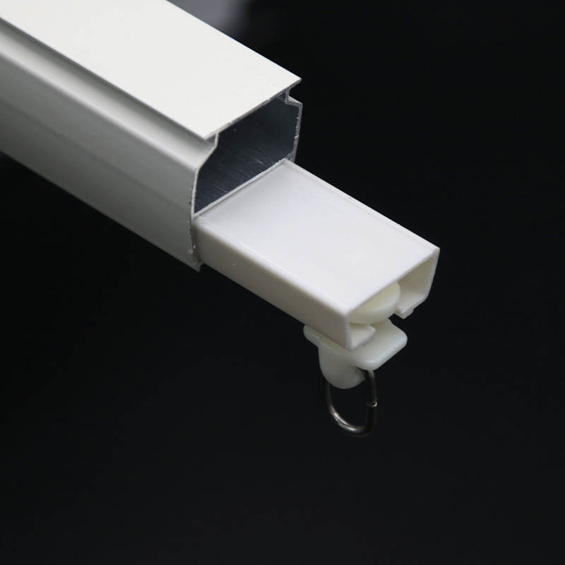 Aliuminio lydinio užuolaidų lazda su tylia bėgimo sistema, pritaikoma, modernus minimalistinis stilius