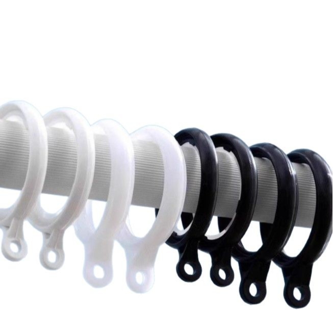 Пръстени за завеси за закачане – Nano вертикален материал, Neck Strength, модерен стил