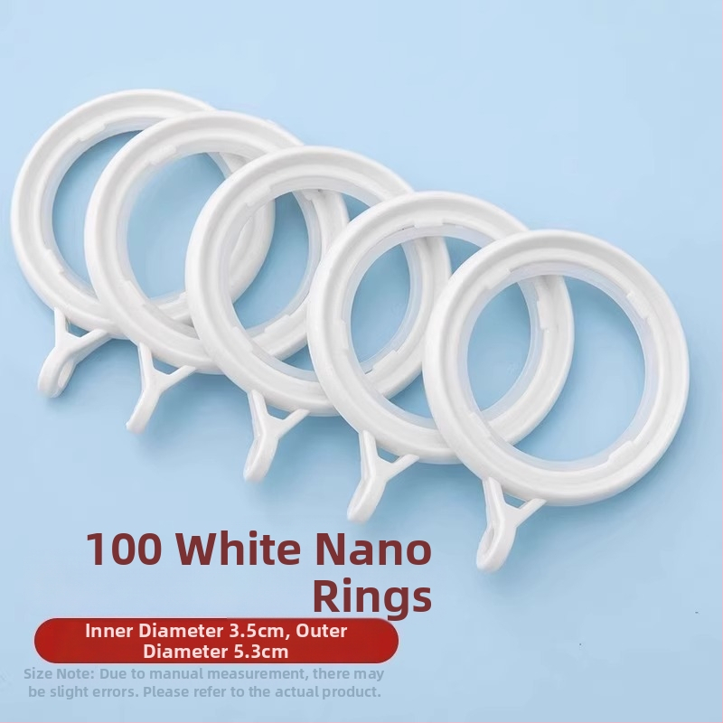 Užuolaidų žiedai pakabinimui – Nano vertikalus audinys, Neck Strength prekės ženklas, modernus paprastas stilius