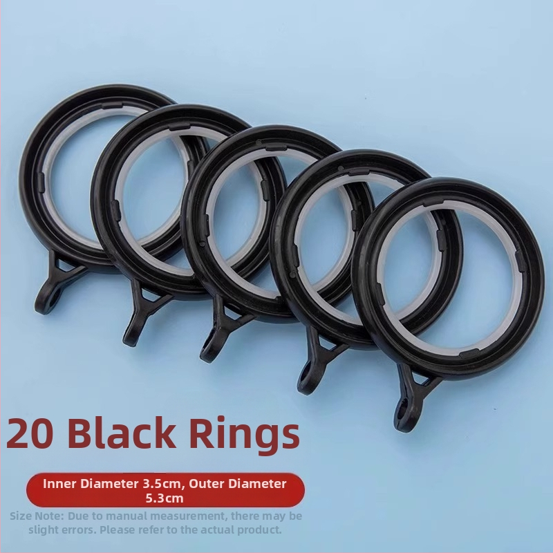 Užuolaidų žiedai pakabinimui – Nano vertikalus audinys, Neck Strength prekės ženklas, modernus paprastas stilius