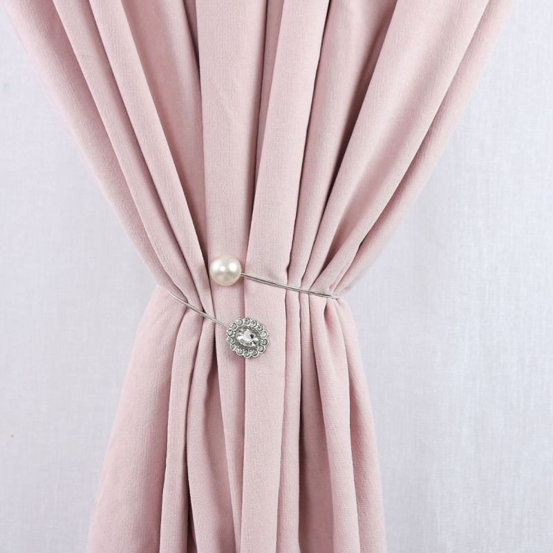 Метална лента за пердета, персонализираема, модерен минималистичен стил, метална катарама