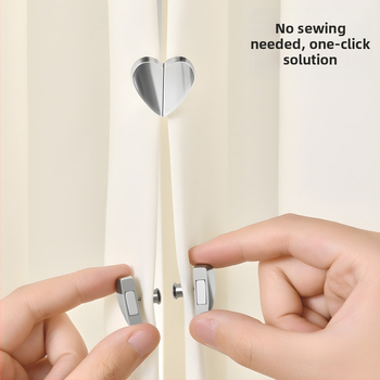 Japonų stiliaus užuolaidų magnetinis laikiklis, geležies ir magneto, šiuolaikinis minimalistinis dizainas, nėra pritaikomas