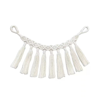 Jiuli Curea pentru perdea – stil Boem, sfoară țesută manual din bumbac și in, design modern minimalist, personalizabil